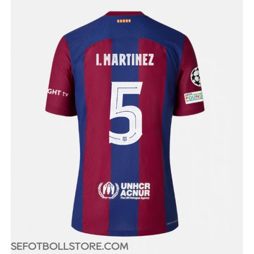 Barcelona Inigo Martinez #5 Replika Hemmatröja 2023-24 Kortärmad